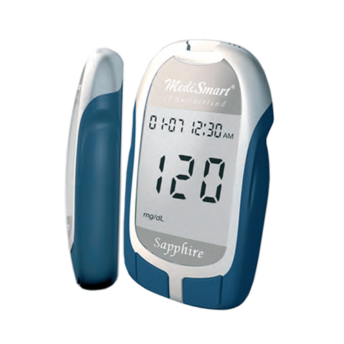 máy đo đường huyết Sapphire plus thương hiệu Medismart